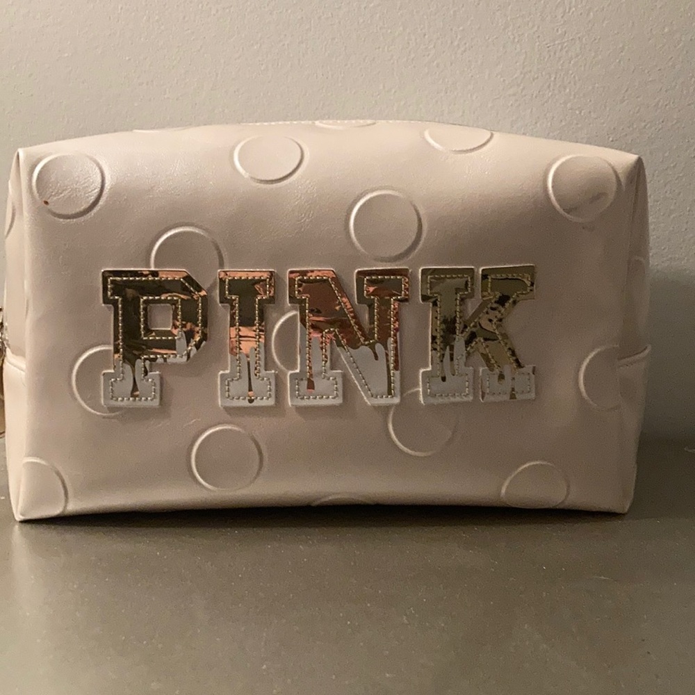 Pink/Victoria secret makeup bag!